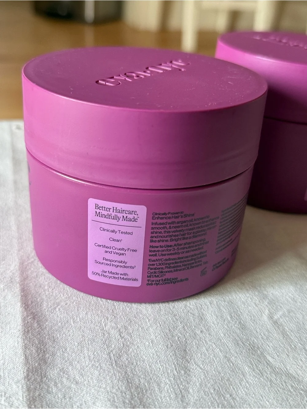 Eva NYC Glass Hair Shine Hair Mask Argan Neem Oil 8.4 oz New (1)